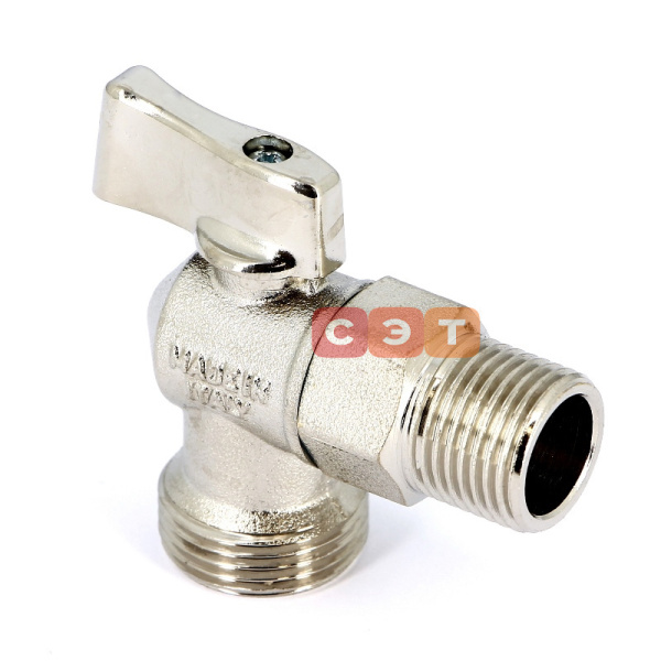 Кран шаровой НН 1/2"х3/4" для подключения стиральных / посудомоечных машин
